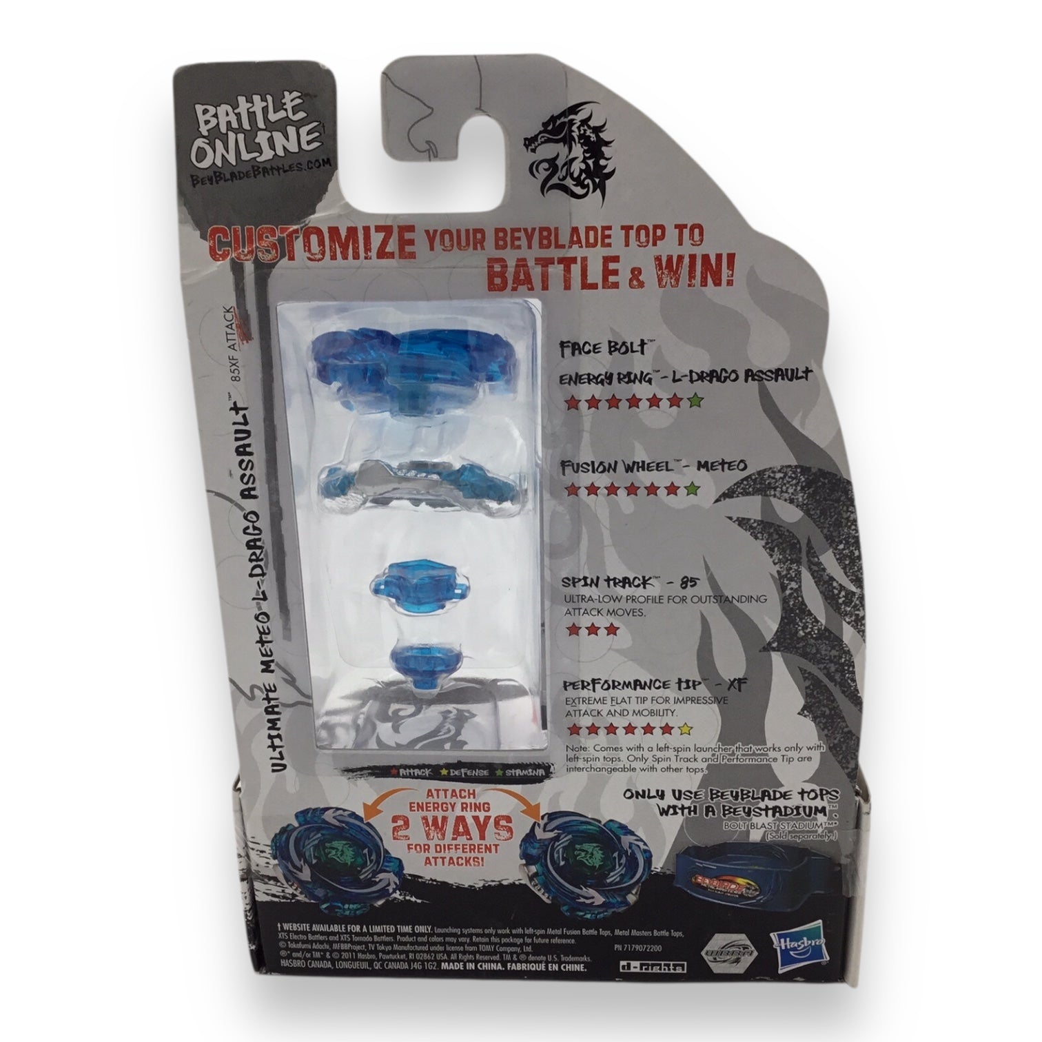 Beyblade Metal Masters - Ultimate Meteo L-Drago Assault BB-98 / 85XF Attack