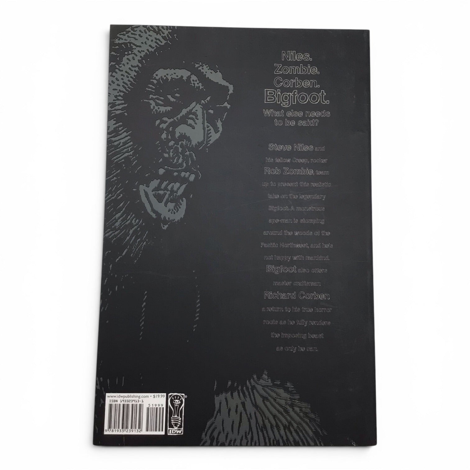 Bigfoot by Steve Niles, Rob Zombie, & Richard Corben - Signed