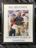 Bill Belichick New England Patriots Signed Photograph