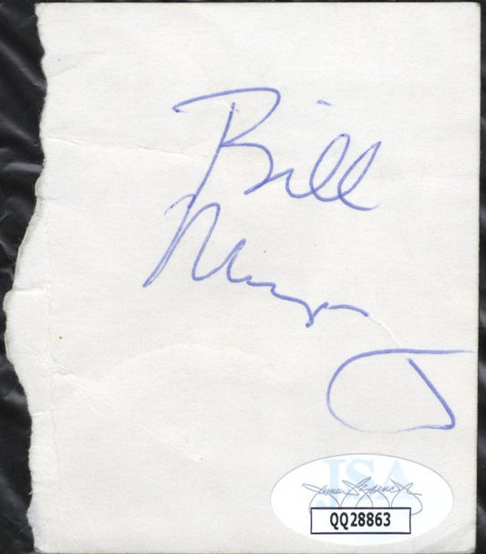 Bill Murray Signed Half Index Card 2.5x3 Rare JSA Certified