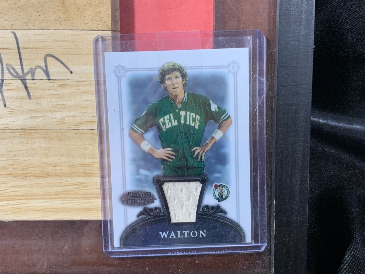 Bill Walton Signed Court Flooring Boston Celtics HOF 1993 PSA/DNA Framed