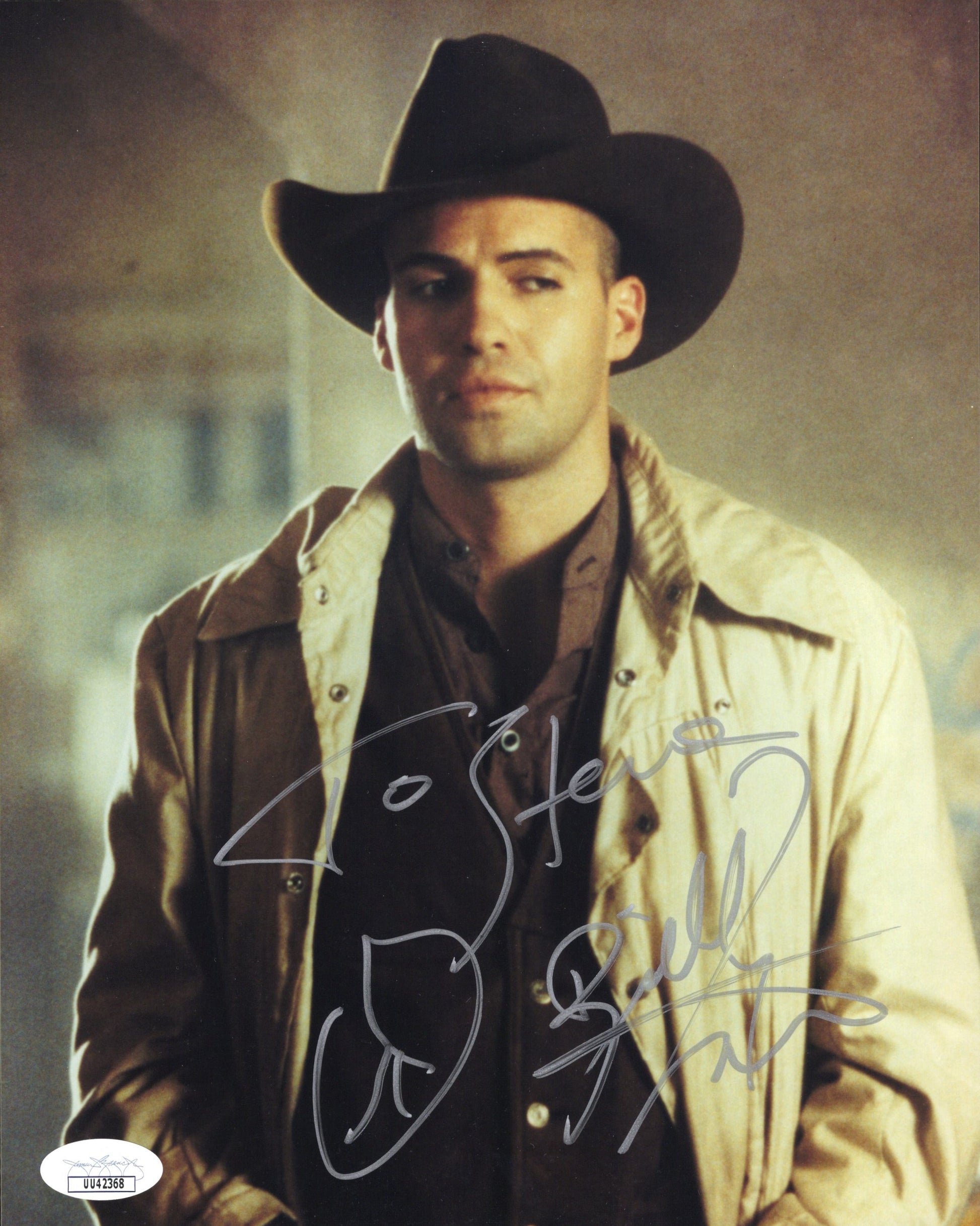 Billy Zane Signed Photo 8x10 Personalized "To Steve", Billy Zane Autograph as Cal Hockley in Titanic, JSA and PSA Letter Double Certified Authentic UU42368