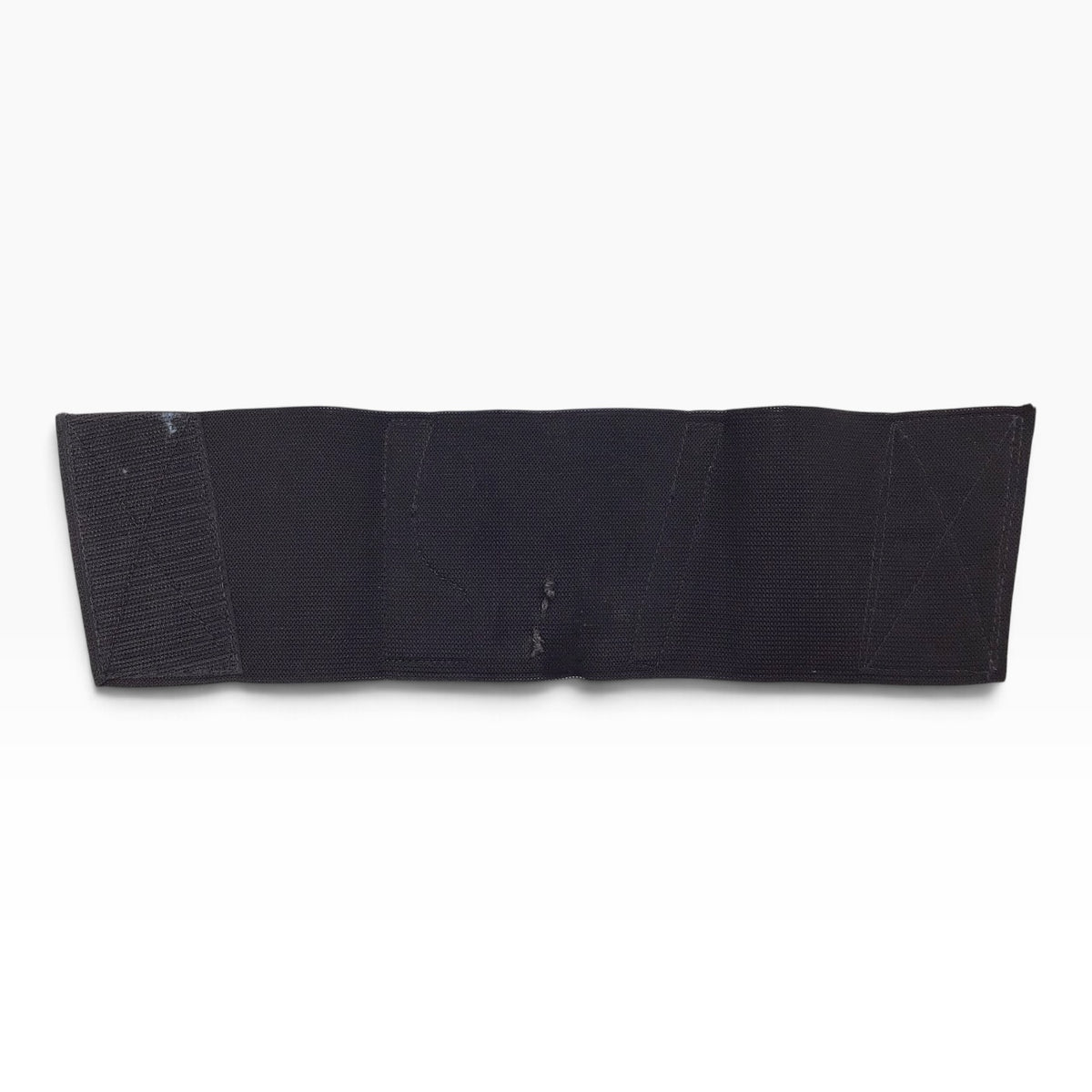 Black Elastic Ankle Band Velcro with Leather Gun Holster