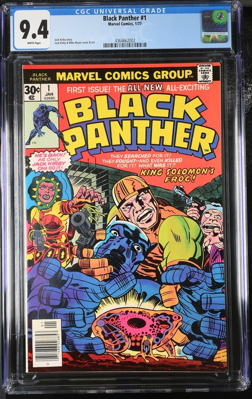 Black Panther #1 - Marvel 1977 - CGC 9.4 - Jack Kirby / Mike Royer