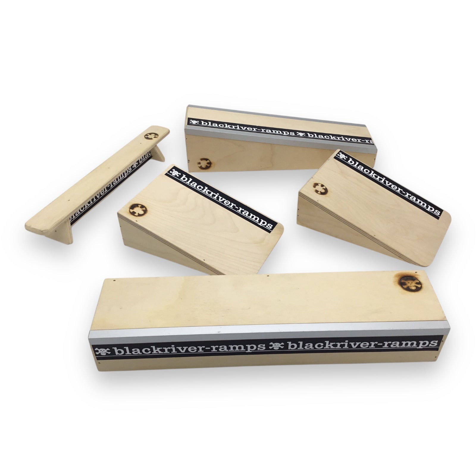 Blackriver Fingerboard Ramps and Rails Assorted Set - 9 Items, Loose