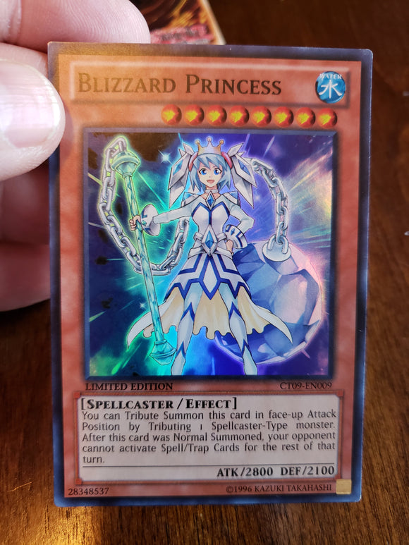 Blizzard Princess CT09-EN009 Super Rare Limited Edition Yugioh Card