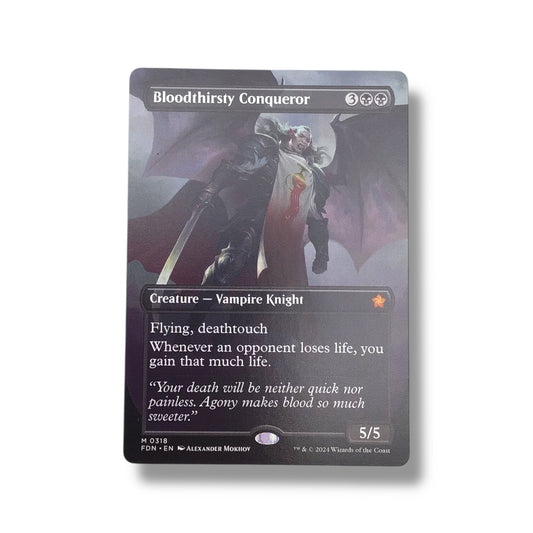 Bloodthirsty Conqueror #318 (Foundations) | Magic: The Gathering Card