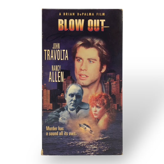 Blow Out – John Travolta Signed VHS Tape – JSA Authenticated COA