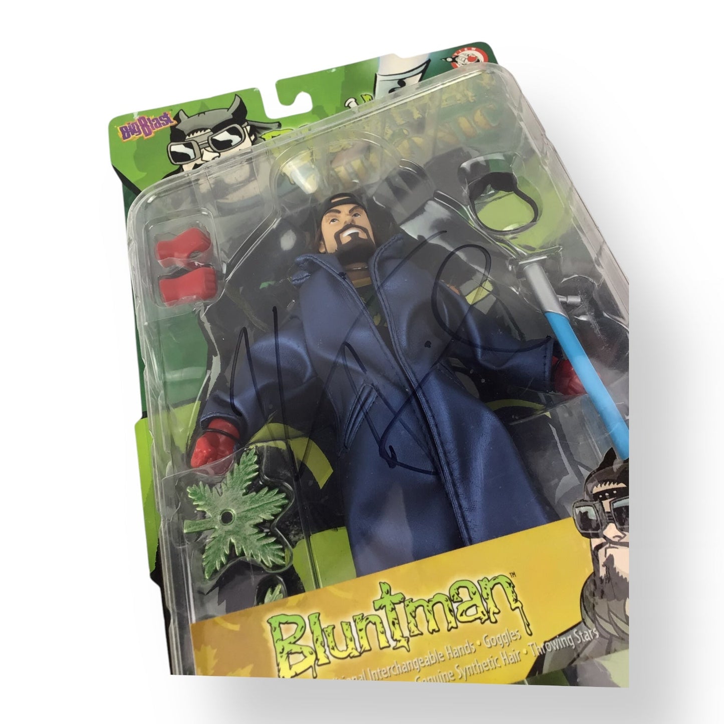 Bluntman & Chronic Action Figures Signed by Kevin Smith & Jason Mewes - Sealed