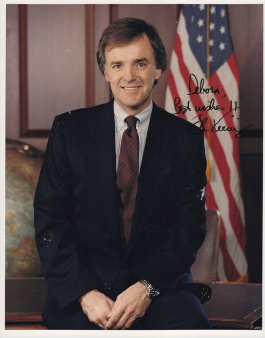 Bob Kerrey Signed Photo 8x10 Personalized "Debora, Best wishes!!", Senator Bob Kerrey Autograph