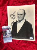 Bob Newhart 8x10 B&W Half Length Autographed Photo JSA Certified