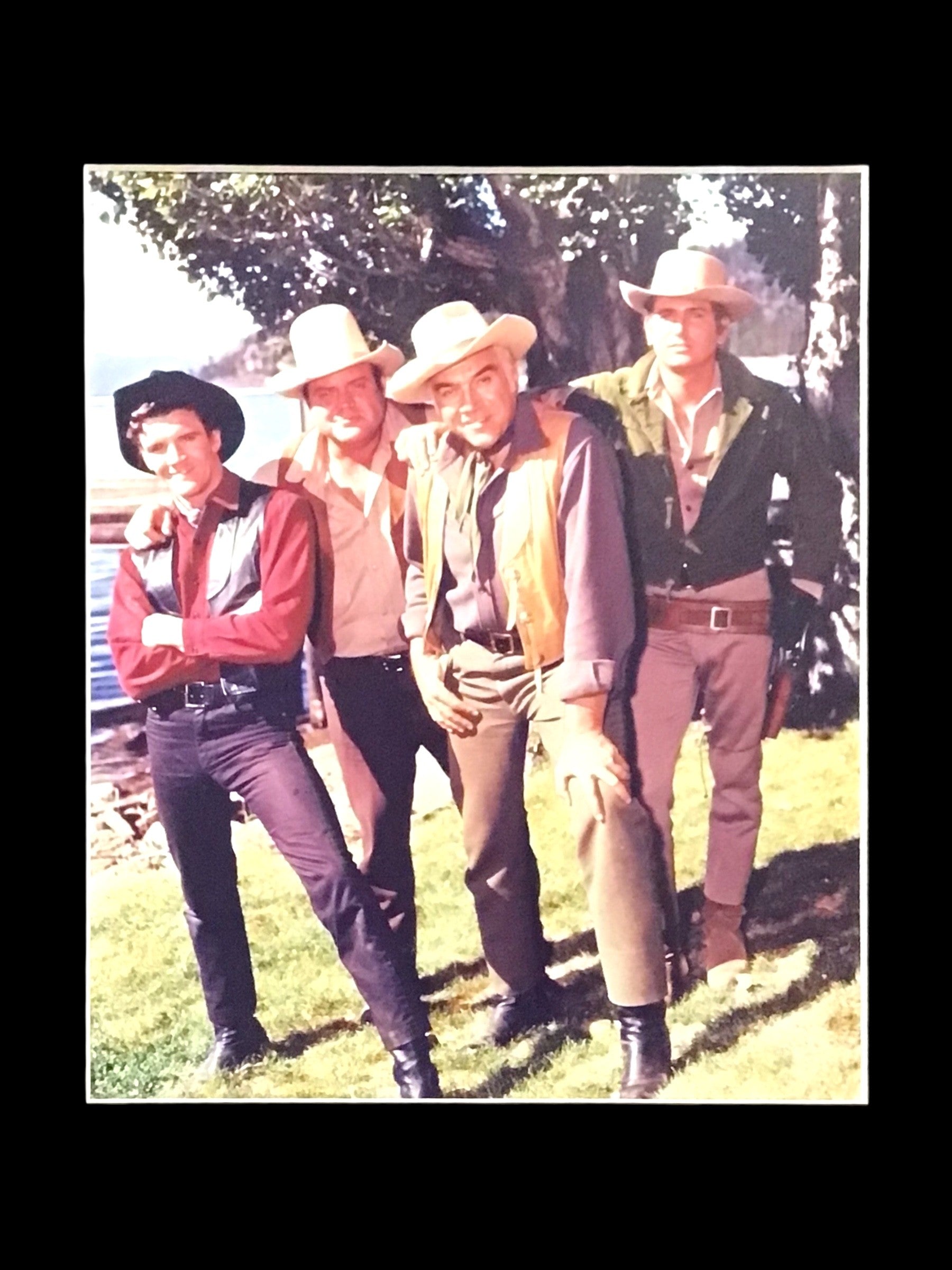 Bonanza - Lorne Greene Screen-Used Badge & Revolver Prop Shadowbox Display