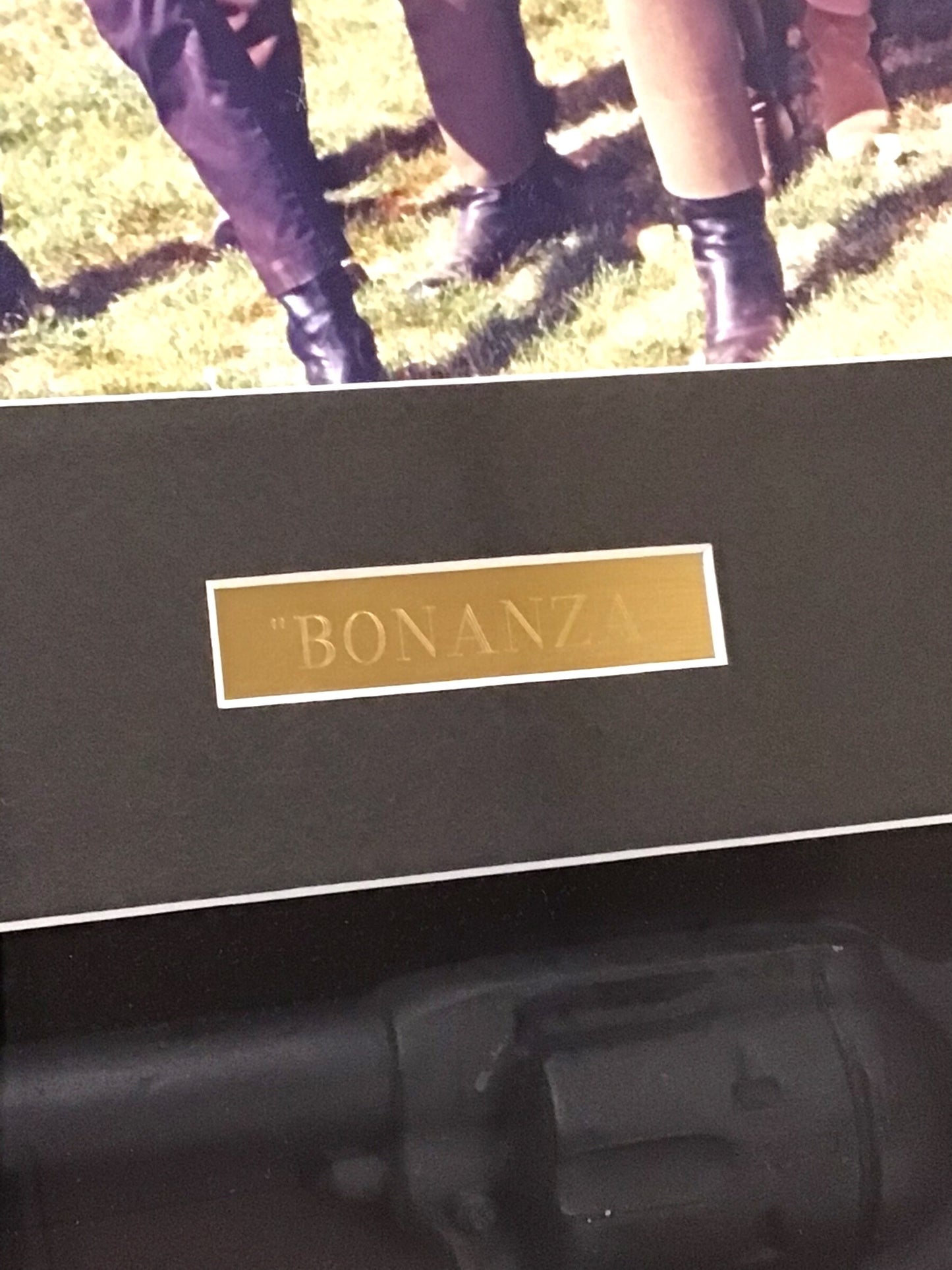 Bonanza - Lorne Greene Screen-Used Badge & Revolver Prop Shadowbox Display