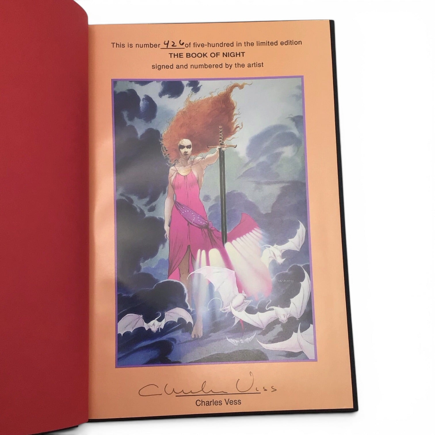 Book of Night (Hardcover) Signed by Charles Vess - Dark Horse Comics