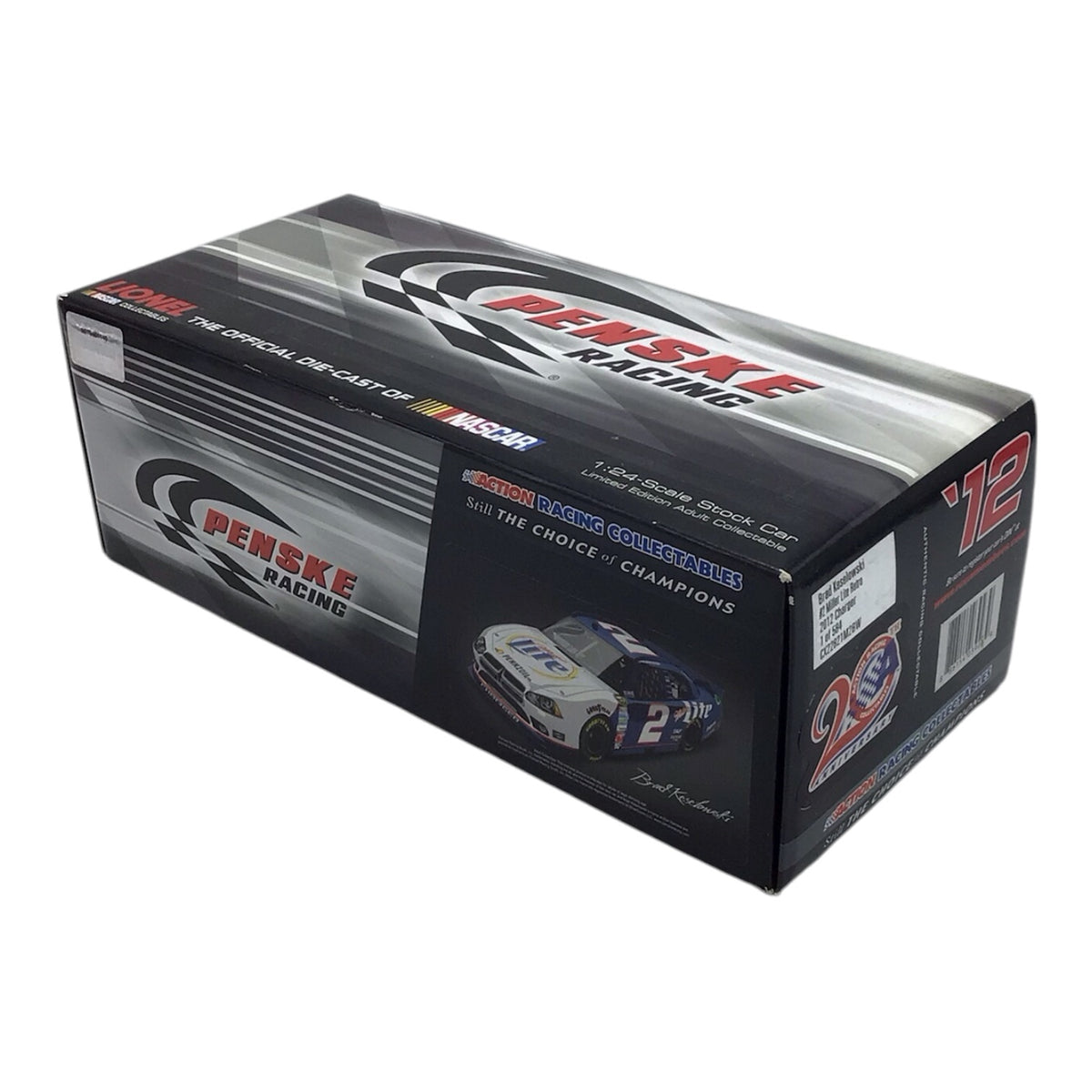 Brad Keselowski #2 Miller Lite Retro 2012 Charger Diecast Model