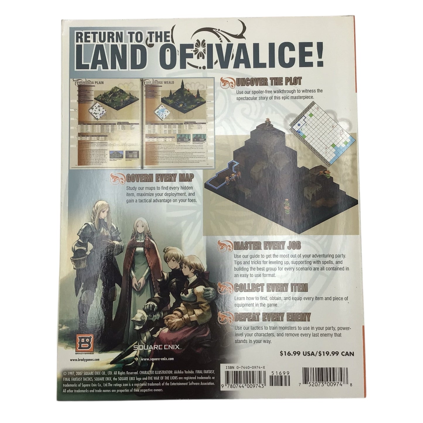 BradyGames Official Strategy Guide: Final Fantasy Tactics – The War of the Lions by Adam Deats & Alicia Ashby
