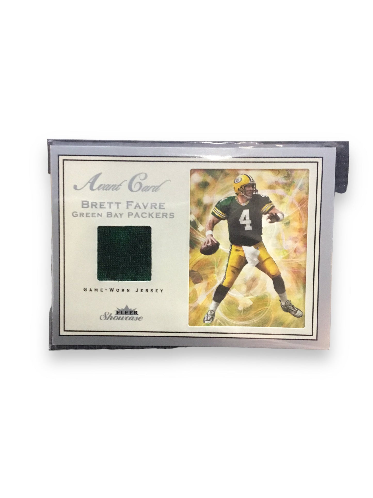 Brett Favre Autographed Football with #Jersey Card 132/999 and Figure (Certified)