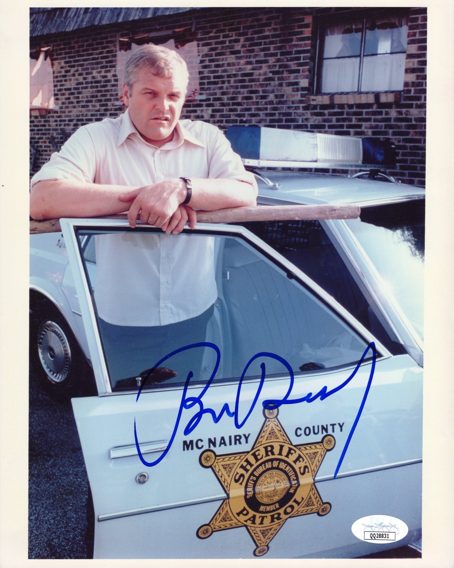 Brian Dennehy in First Blood Signed Photo 8x10, JSA and PSA Letter Double Certified Authentic QQ28831