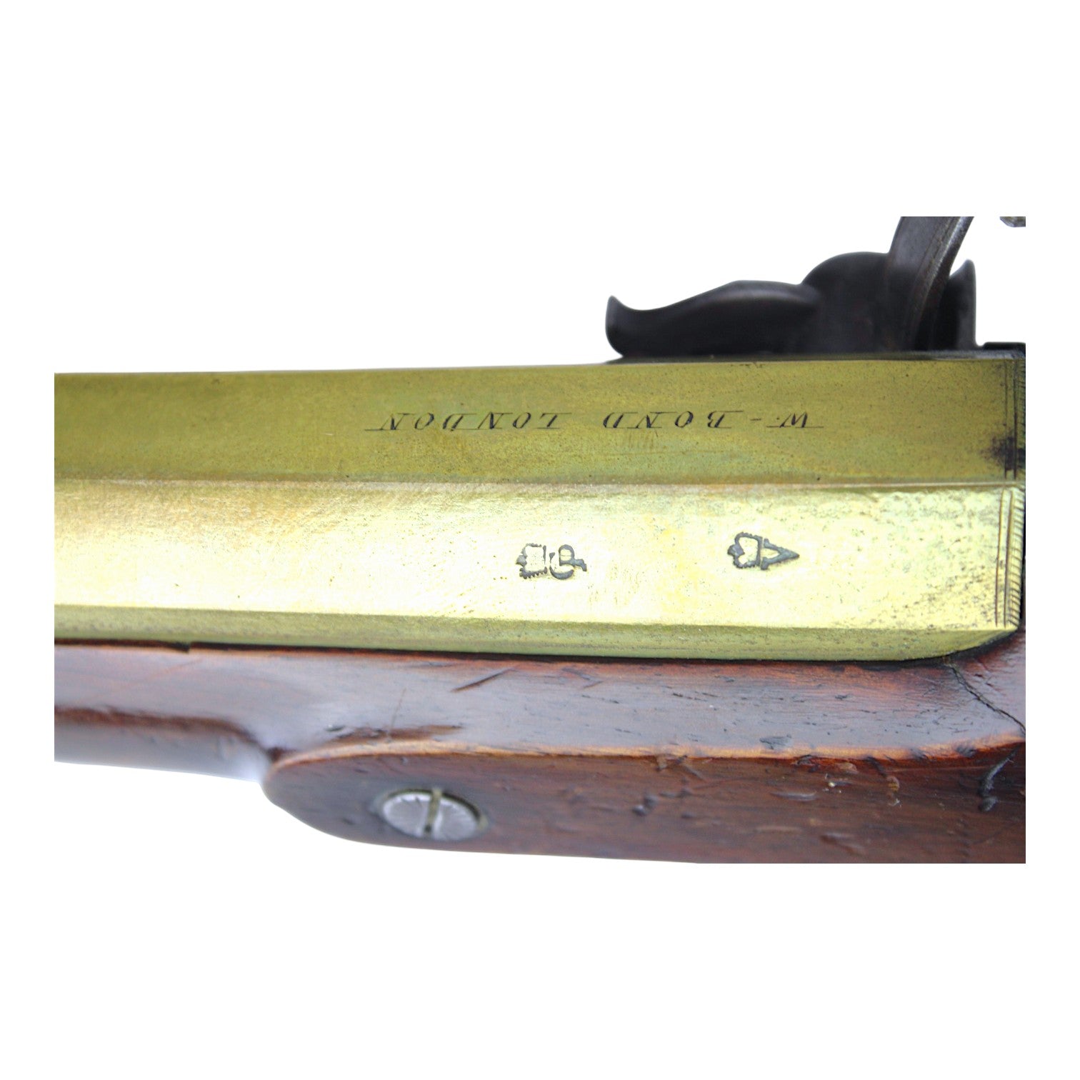 British Flintlock Blunderbuss with Spring Bayonet by W. Bond, London