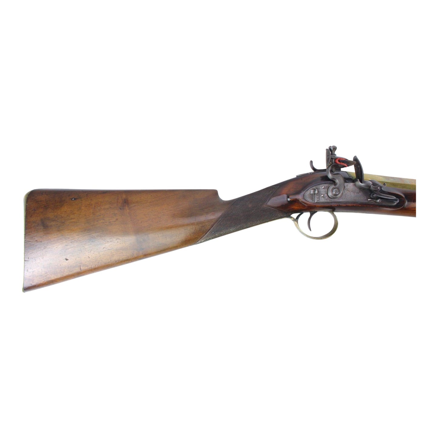 British Flintlock Blunderbuss with Spring Bayonet by W. Bond, London