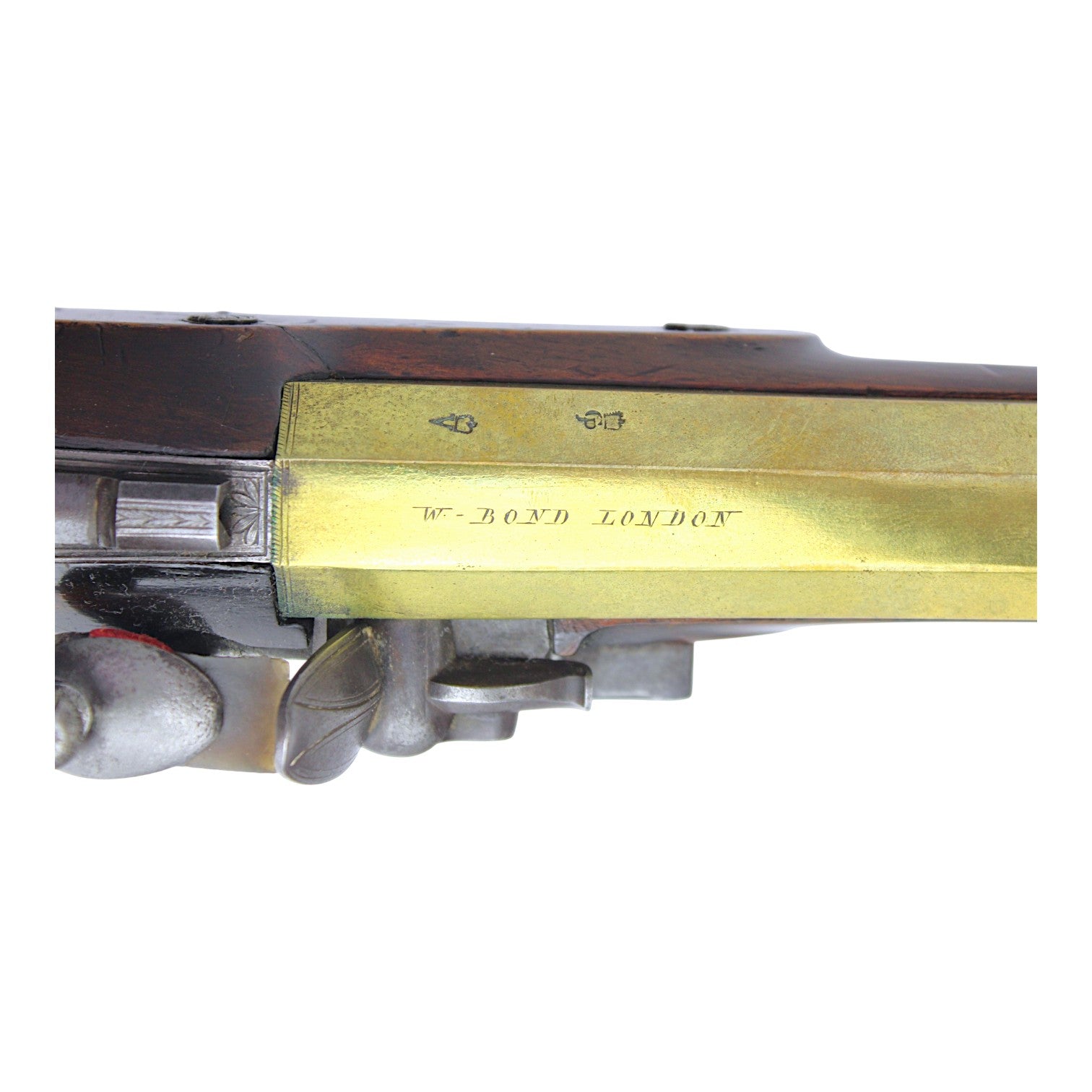 British Flintlock Blunderbuss with Spring Bayonet by W. Bond, London