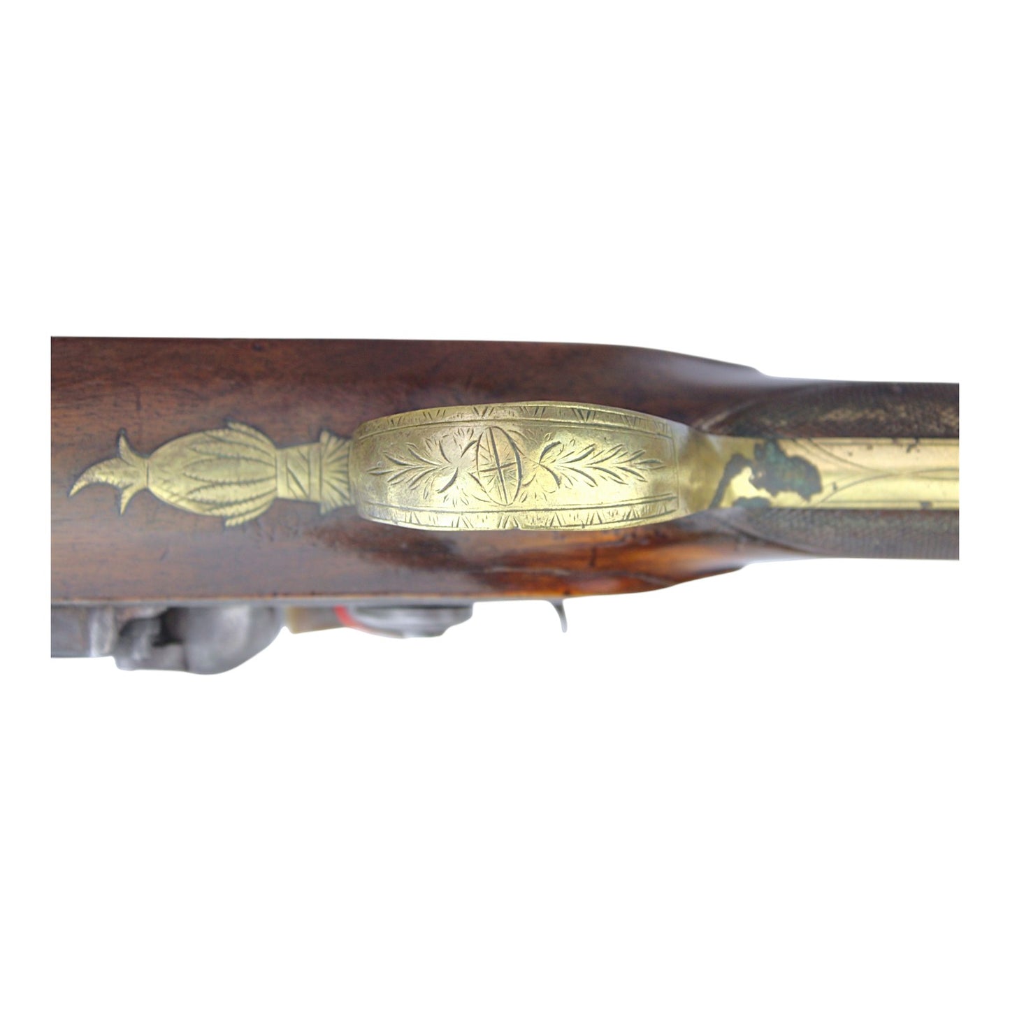 British Flintlock Blunderbuss with Spring Bayonet by W. Bond, London