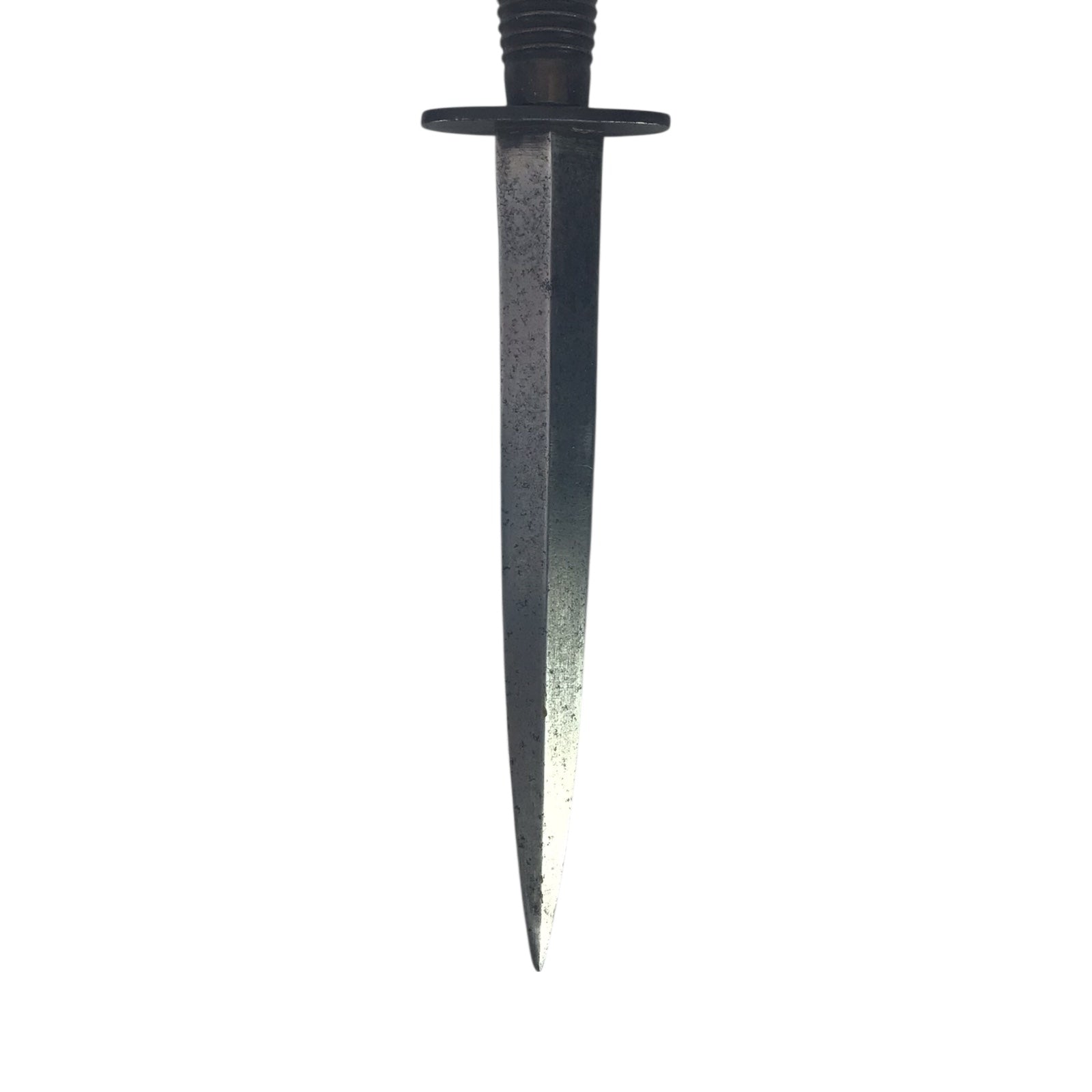 British Post-WW2 Fairbairn Sykes Fighting Knife with Scabbard