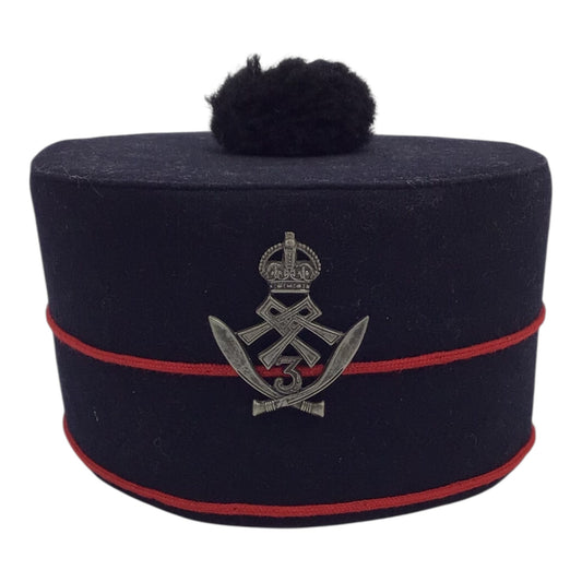 British WW2 3rd Gurkha Rifles Pillbox Hat (1940)