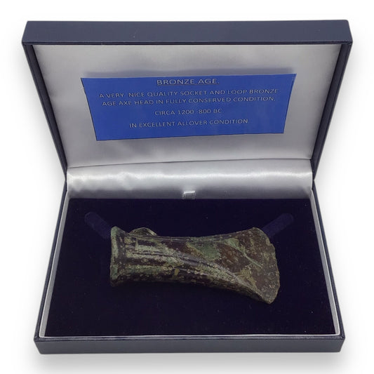 Bronze Age Socketed & Loop Axe Head | c. 1200–800 BC
