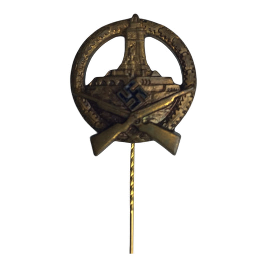 Bronze DRKB (Deutscher Reichskriegerbund Kyffhäuserbund) Shooting Stickpin
