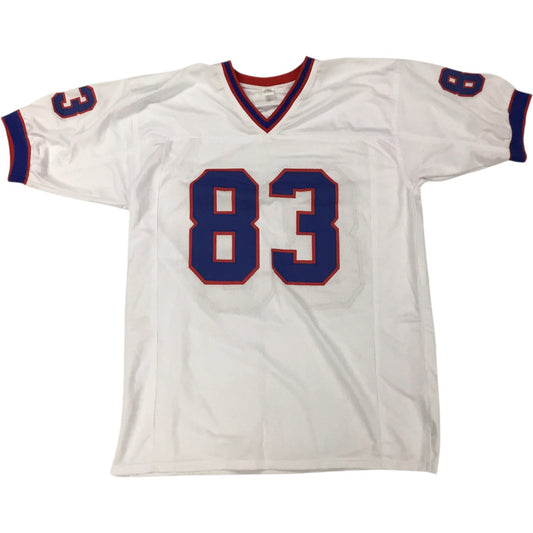 Buffalo Bills Andre Reed #83 Signed White Jersey (JSA, Size XL, Excellent Condition)