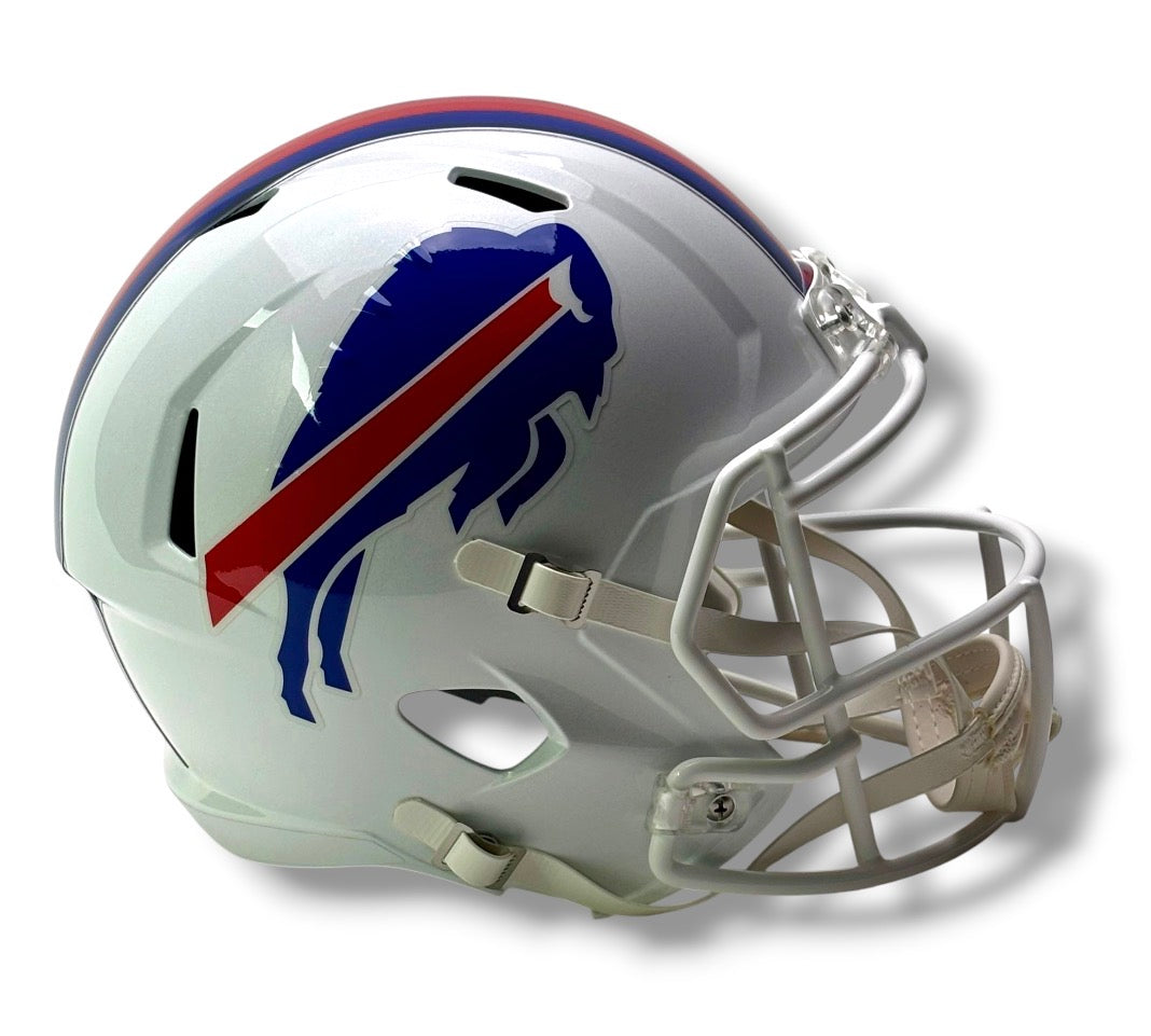 Buffalo Bills White Speed Replica Football Helmet
