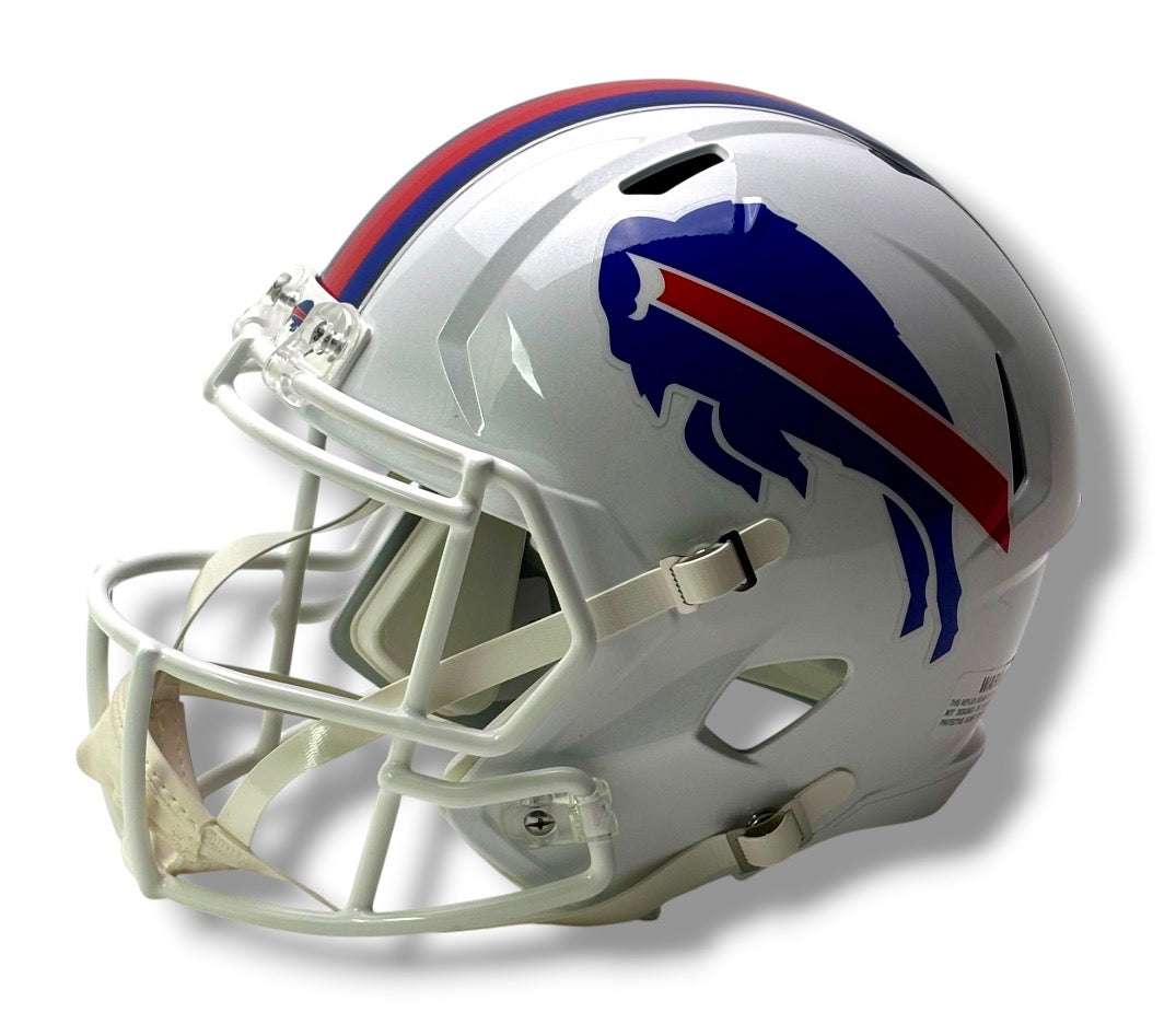 Buffalo Bills White Speed Replica Football Helmet