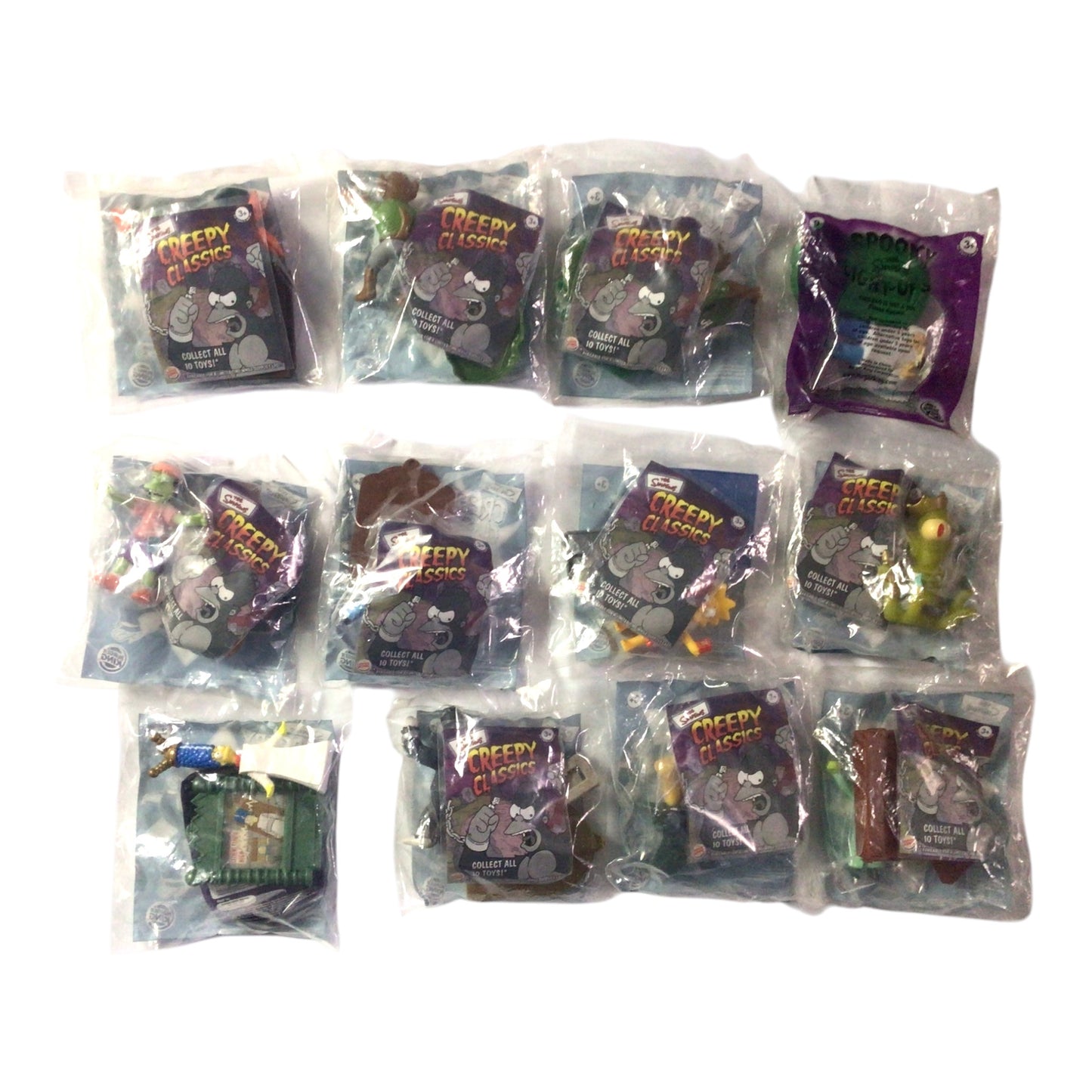 Burger King 2002 The Simpsons "Creepy Classics" Complete Set - Sealed