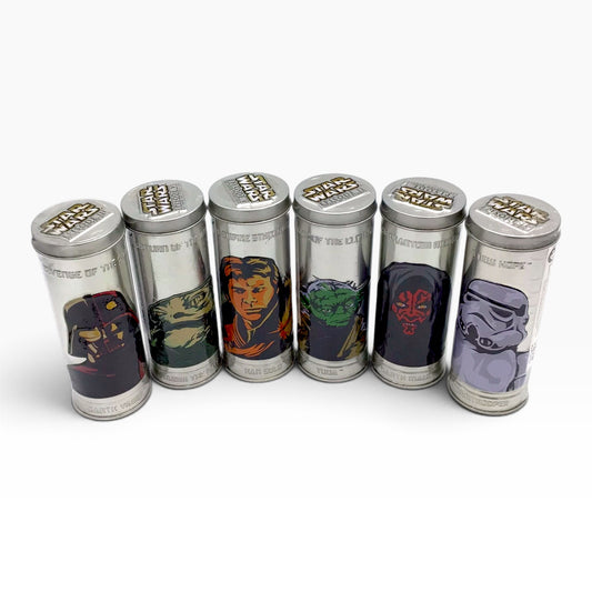 Burger King 2005 Star Wars Complete the Saga Watches Set of 6 – Sealed Tins – Vintage Collectible