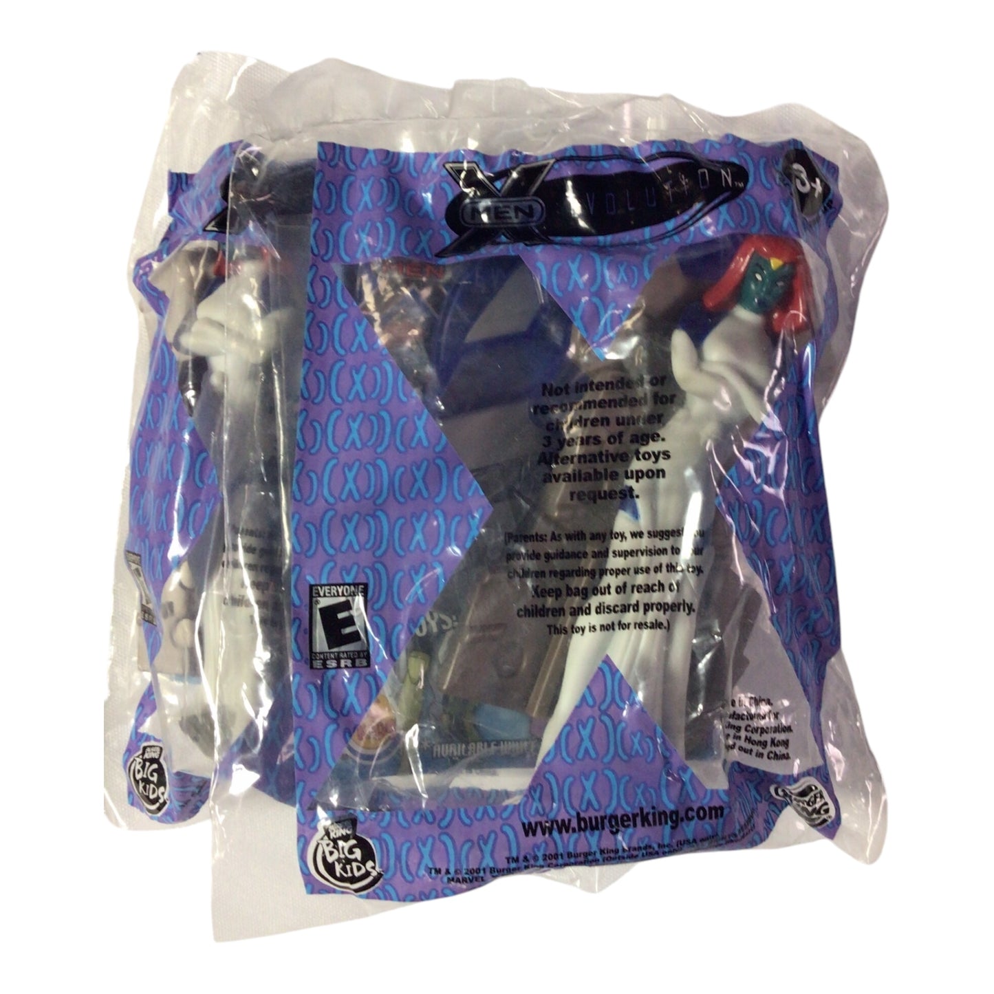 Burger King X-Men Evolution Promo Toy Lot w/ Mini CDs - 14 Figures, All Sealed