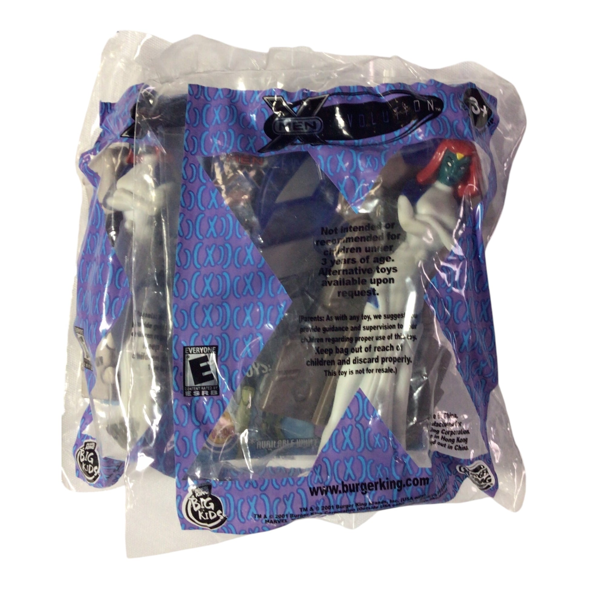 Burger King X-Men Evolution Promo Toy Lot w/ Mini CDs - 14 Figures, All Sealed