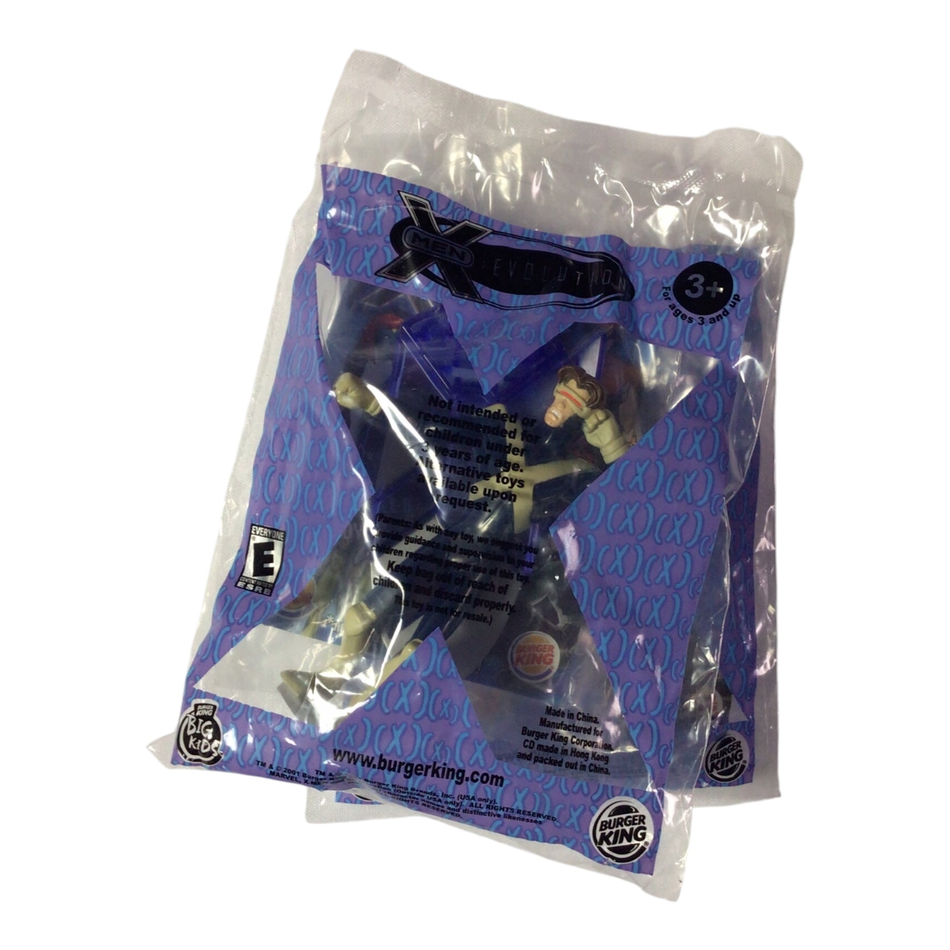 Burger King X-Men Evolution Promo Toy Lot w/ Mini CDs - 14 Figures, All Sealed