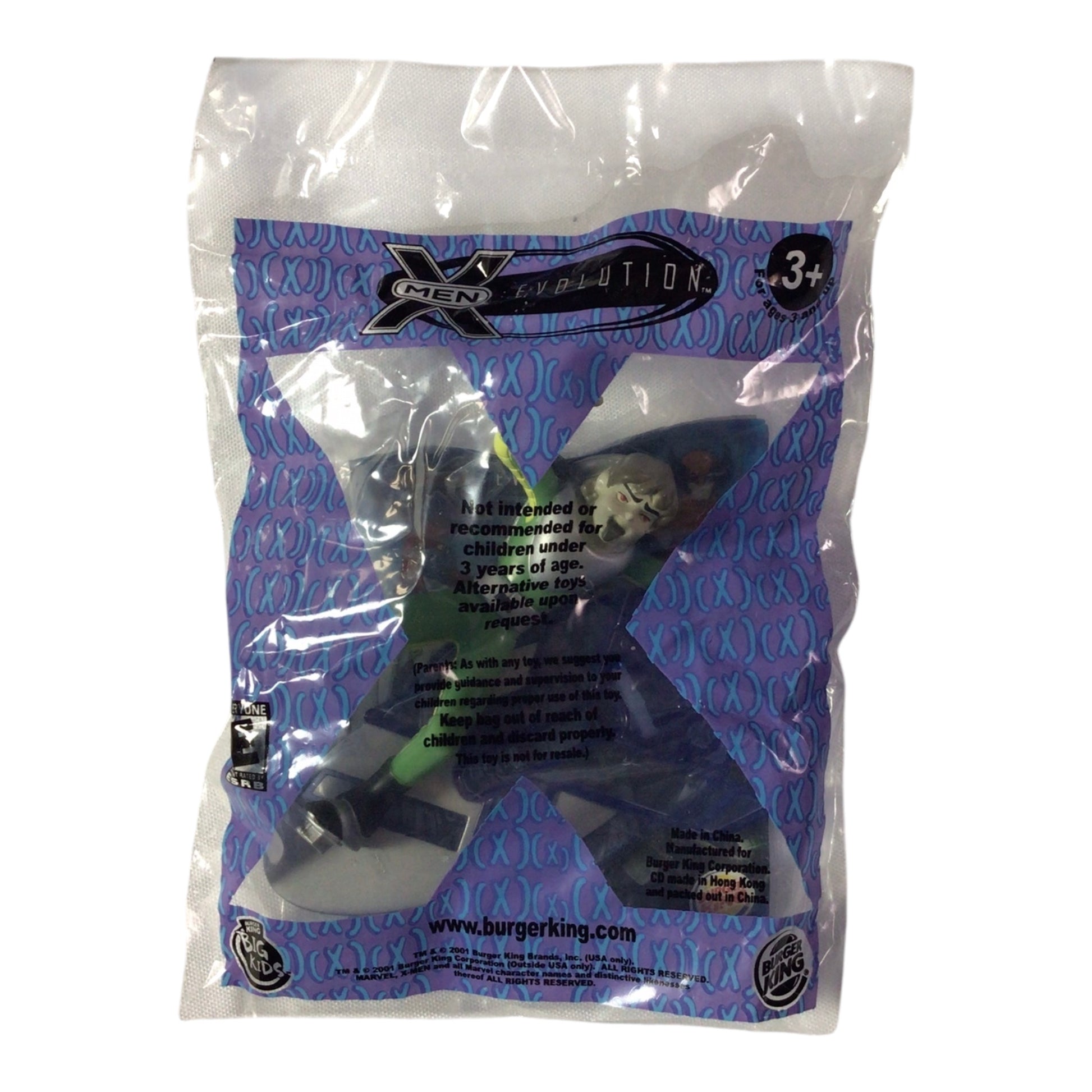 Burger King X-Men Evolution Promo Toy Lot w/ Mini CDs - 14 Figures, All Sealed