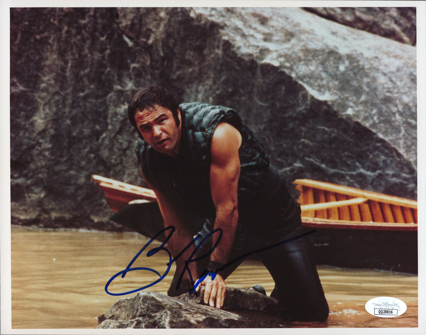 Burt Reynolds in Deliverance Signed Photo 8x10, JSA and PSA Letter Double Certified Authentic QQ28816