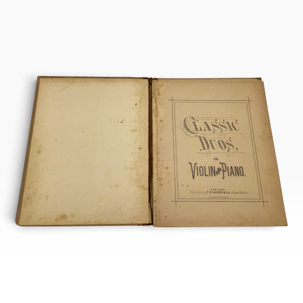 Antique Classic Duos for Violin and Piano Vol. 1 – Harms & Co. 1887 – Romantic Classical Music