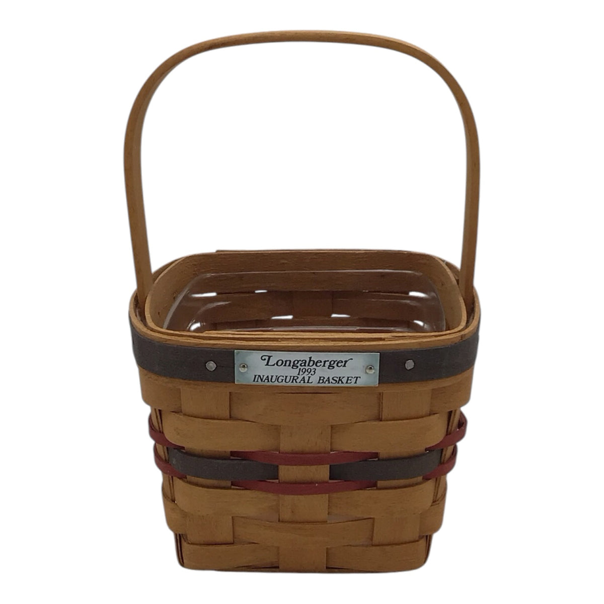 Longaberger 1993 Inaugural Basket w/ Plastic Liner