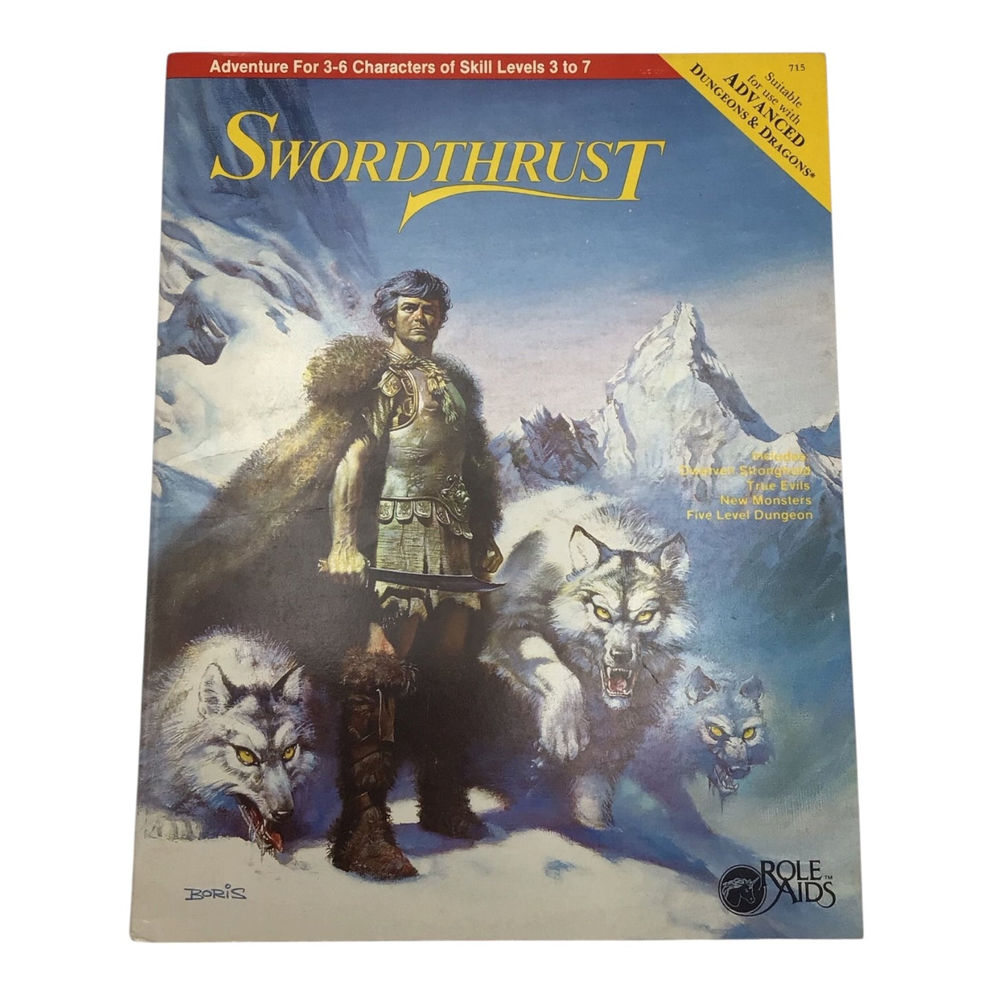 Advanced Dungeons & Dragons Role Aids Swordthrust (1984)