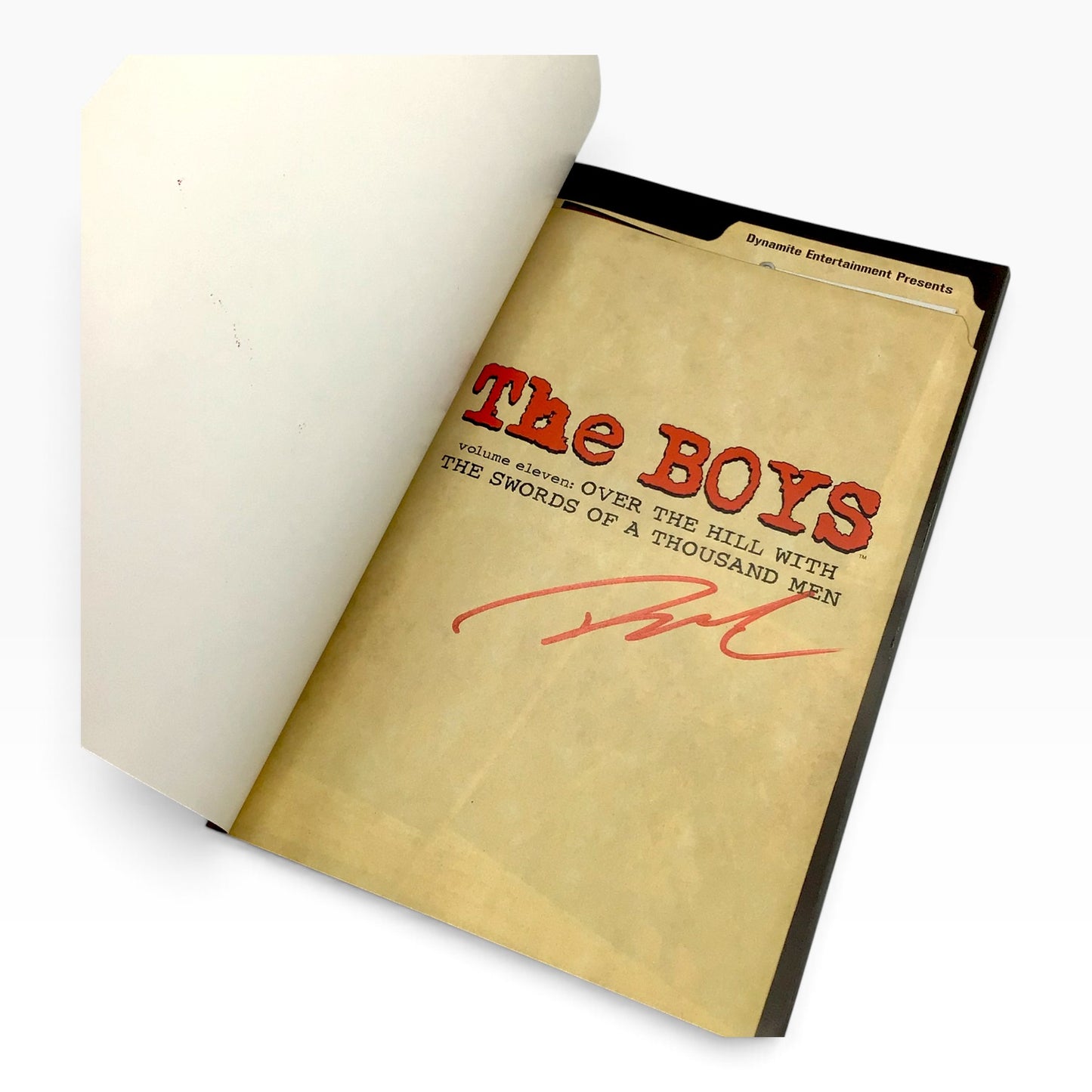 The Boys #11: Over the Hill with the Swords of a Thousand Men (2012) – Signed by Darick Robertson - Mint