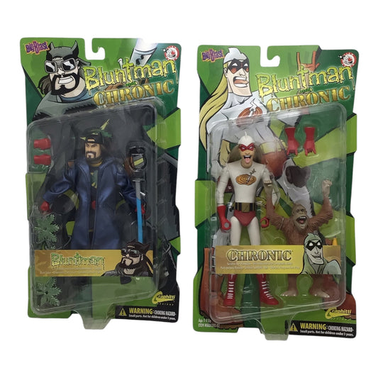 Bluntman & Chronic Action Figure Set of 2 - Graphitti Designs (2002)