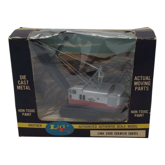 Lima 2400 Crawler Shovel Die Cast Metal Scale Model in Original Box - Lit'l Toy