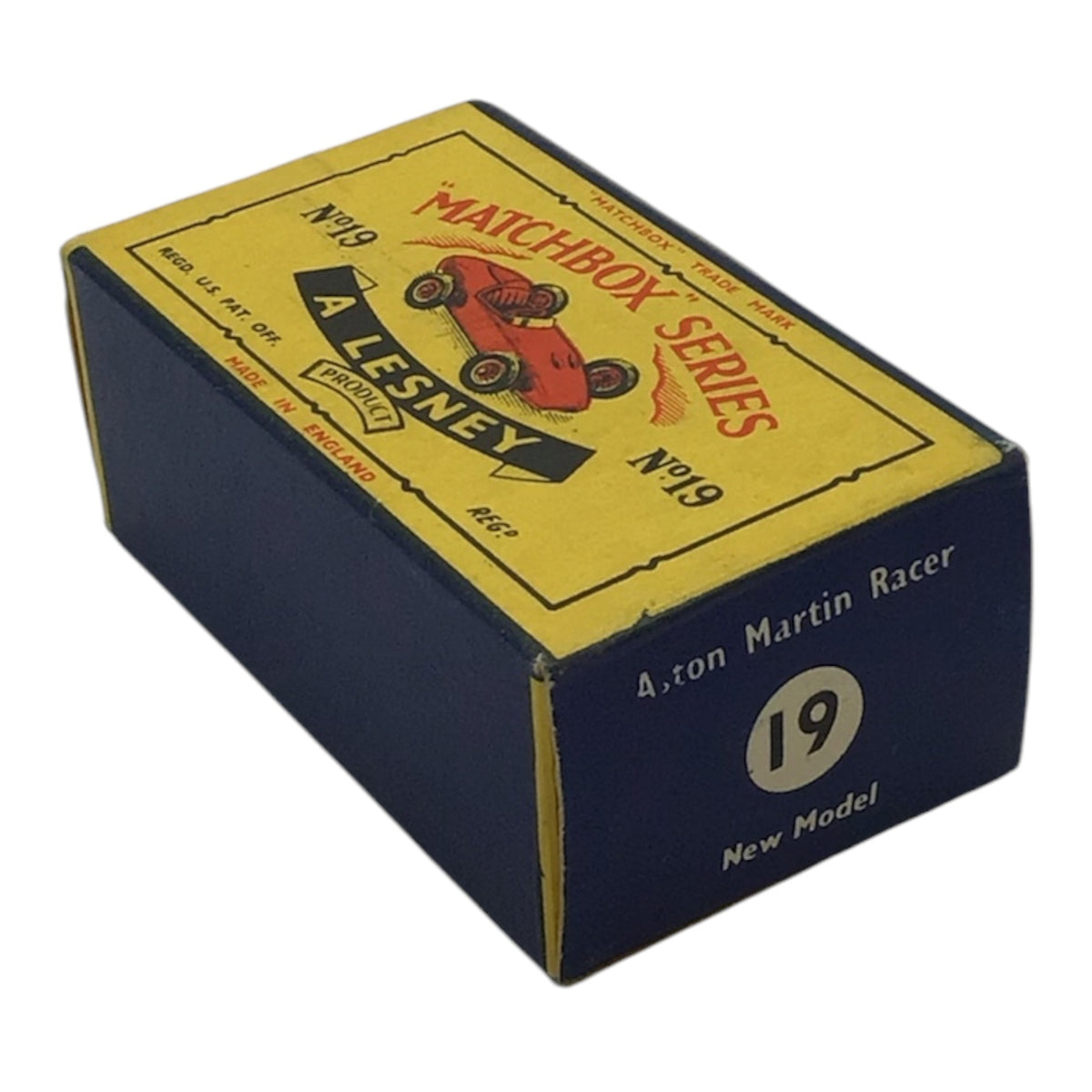 Lesney Matchbox Series No. 19 Aston Martin Racer w/ Original Box