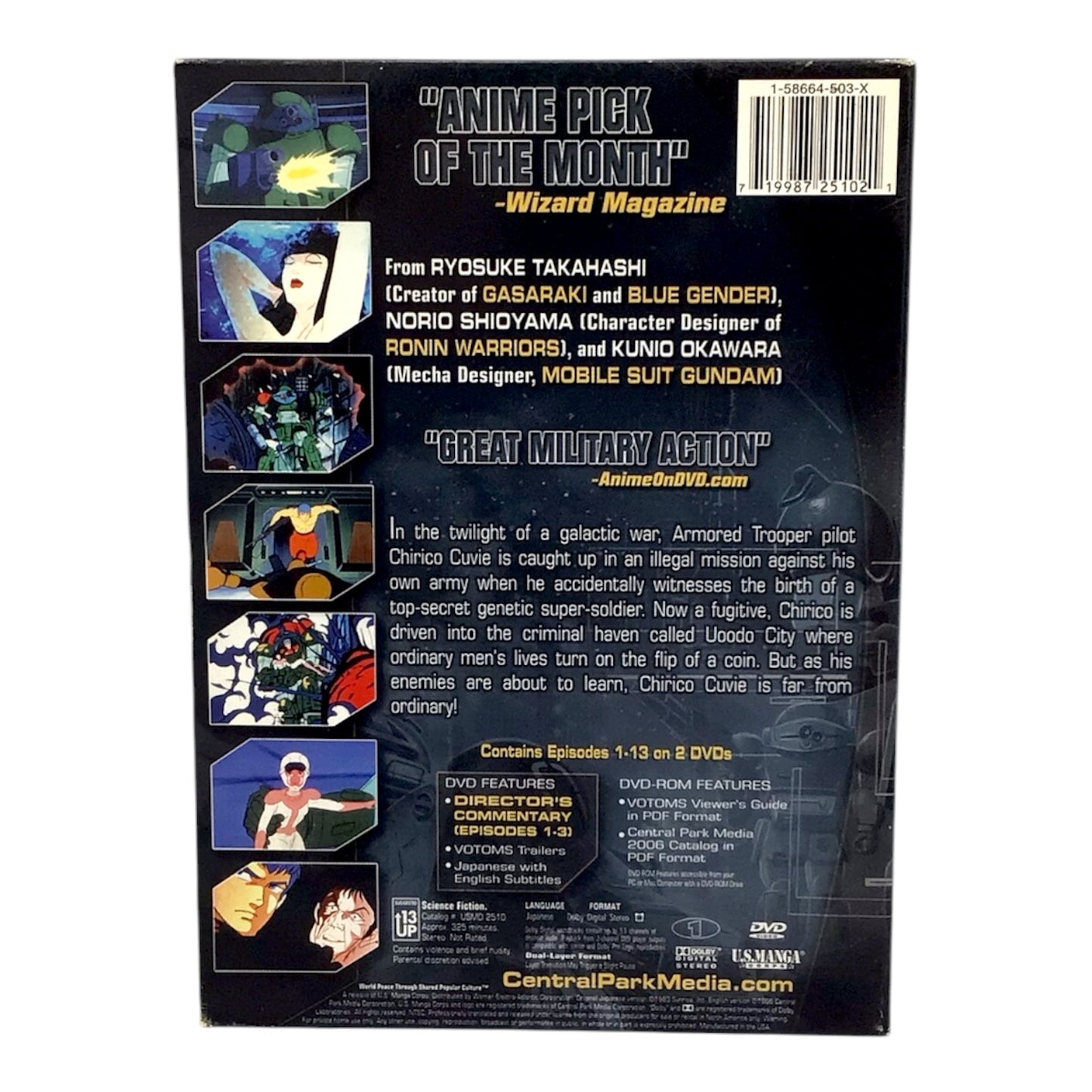 Armored Trooper VOTOMS Stage 1: Uoodo City – 2-Disc DVD Set, Episodes 1-13