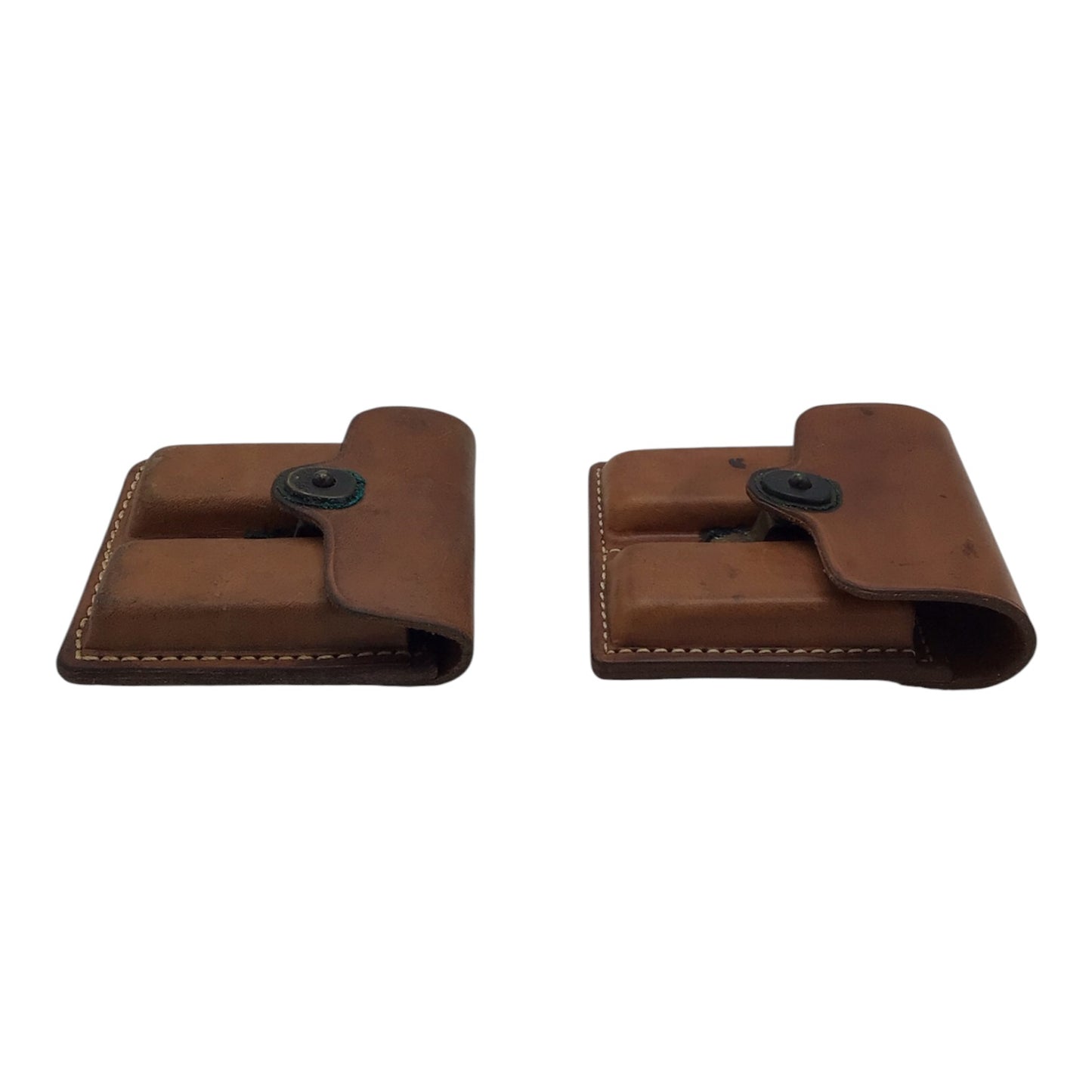 Tan Leather Dual Magazine Pouch Set of 2 - El Paso Saddlery
