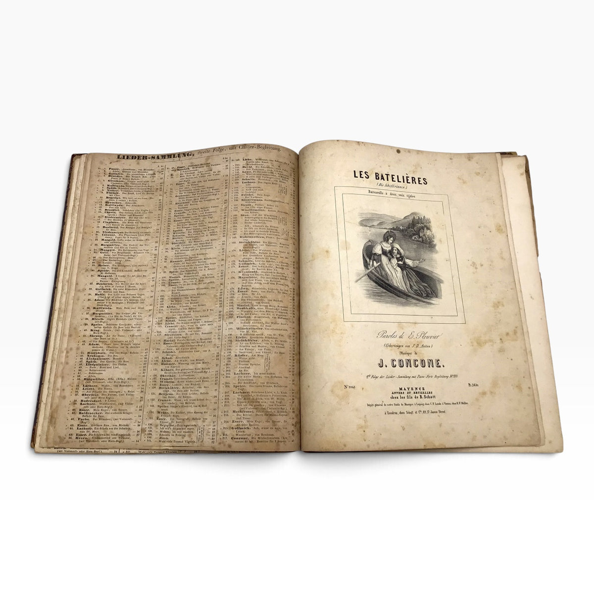 Repertoire of the Opera in Berlin 1871 – Brissler, Conradi & Martin – German